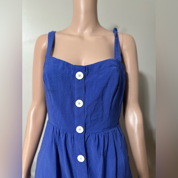 Anthropologie Maeve Blue Midi Dress - Picture 5 of 10